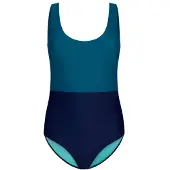 INASKA Women's Swimsuit Pure Costume intero Donna (S, blu)