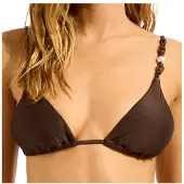 Seafolly Palermo Slide Tri Parte superiore bikini Donna (40, nero)