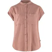 Fjällräven Women's Övik Hemp Shirt S/S Camicia Donna (M, beige)