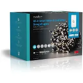 Nedis Smartlife Luci di Natale SmartLife | Stringa | Wi-Fi | Bianco caldo o freddo | 400 LED | 20,0 m | Android / IOS