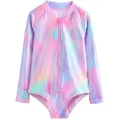 Next Costume intero acqua / giallo / lavanda / rosa chiaro