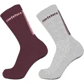 Zimtstern Starsockz 2-Pack Calze casual (40-43, grigio)
