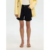 Selected Shorts In Denim Donne Nero 36