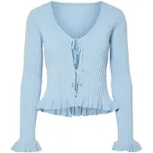 Pieces Cardigan A Maglia | Blu | M