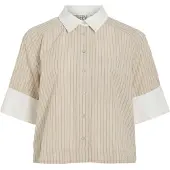 Vila A Maniche Corte Camicia