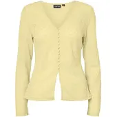 Pieces Cardigan | Giallo | XS