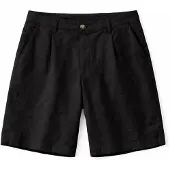 Mazine Women's Linen Bermuda Pantaloncini Donna (XS, nero)