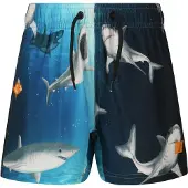 ZigZag Kid's Sealife Boardshorts Pantaloncini Bambini (128, blu)