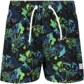 ZigZag Kid's Poolparty Boardshorts Pantaloncini Bambini (140, variopinto)