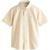 Next Camicia blu ciano / giallo pastello