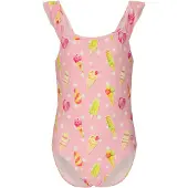 ZigZag Kid's Carly Swimsuit Costume intero Bambini (116, fuchsia)