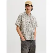 Jack & Jones Camicia A Maniche Corte Bluelyon Print Dobby
