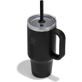 Hydroflask Travel Tumbler Clear Lid Bicchiere isolante (946 ml, nero)
