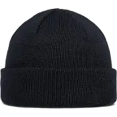 Buff Knitted Beanie Lilon Fisherman Berretto (One Size, nero)