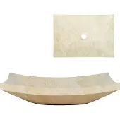 Syfax Lavandino 50x35x12 cm in Marmo Crema