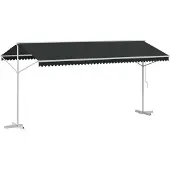 Syfax Tenda autoportante 5 x 3 m Poliestere Antracite