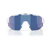 Bliz - Occhiali da sole versatili - Matrix Small Matt White Smoke W Blue Multi - Bianco