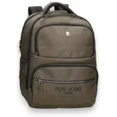 Pepe Jeans per uomo. PM1200014 Zaino verde Berwick (OSFA), Casual, Poliestere
