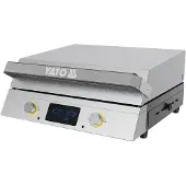 YATO Griglia elettrica Yatomi, 2300 W, con piastra in ghisa, illuminazione a LED