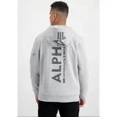 Alpha industries Felpa Con Cappuccio Back Print
