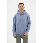 CMP Sweater Fix Hood Felpa con cappuccio Uomo (M, grigio)