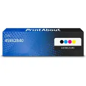 PrintAbout Toner compatibile OKI 45862840 - Nero
