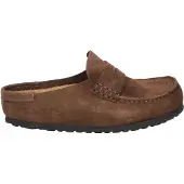 Birkenstock per donna. 1031701 Mocassini Naples Wrapped in pelle (Vestibilità Stretta) marrone (36), Basso, Camoscio, Nessuno, Casual