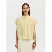 Selected Camicia A Maniche Corte Donne Giallo 36