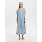 Selected Vestito A Maniche Corte Donne Blu 36