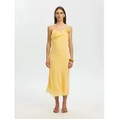Selected Vestito Midi A Camiciola Donne Giallo 42