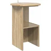 Syfax Tavolo laterale Rovere Sonoma Ø 39,5 x 55 cm