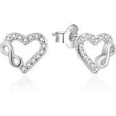 Agato Orecchini Cuori Infinito Argento AGT-E230PW — Orecchini