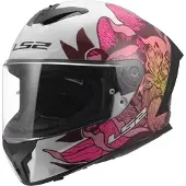 LS2 Casco Integrale Ff820 Rapid Iii Poppies Ii
