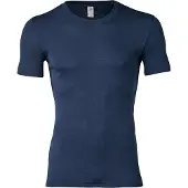 Engel Shirt S/S Intimo lana merinos Uomo (50/52, blu)
