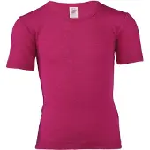Engel Kids' Undershirt S/S Intimo lana merinos Bambini (104, fuchsia)