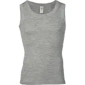 Engel Tank Top Intimo lana merinos Uomo (46/48, grigio)
