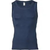 Engel Tank Top Intimo lana merinos Uomo (54/56, blu)