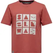 Salewa Kid's Graphic T-Shirt T-shirt Bambini (164, rosso)