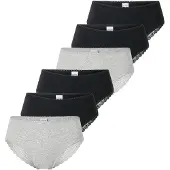 Schiesser Slip grigio sfumato / nero