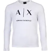 Armani Exchange Maglietta nero / bianco