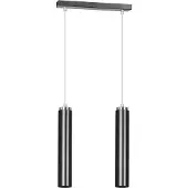 Emibig LAMPADA A SOSPENSIONE 2xGU10 30W LUNA 2 NERA 956/2
