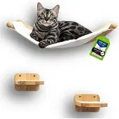OEM Parete da arrampicata per gatti in legno, 3 pezzi, grande