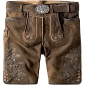 Stockerpoint Pantaloni per costume tradizionale 'Bastian' marrone / grigio