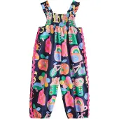 Next Tuta navy / giallo / verde / rosa chiaro