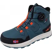 TROLLKIDS Kid's Bergen Winter Mid Cut Scarpe invernali Bambini (32, blu)