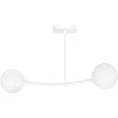 Emibig LAMPADA DA SOFFITTO 2xE14 40W HALLDOR 2 BIANCA 1025/2