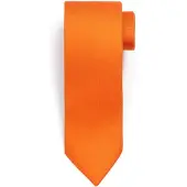 Suitable Cravatta Seta Oranje Arancione