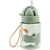 Done by Deer Bottiglia D´acqua Straw Playground