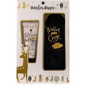 Accentra Winter Magic Set cura piedi con pantofole — Set cura piedi