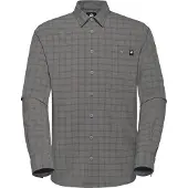 Mammut Lenni Longsleeve Shirt Camicia Uomo (3XL, grigio)